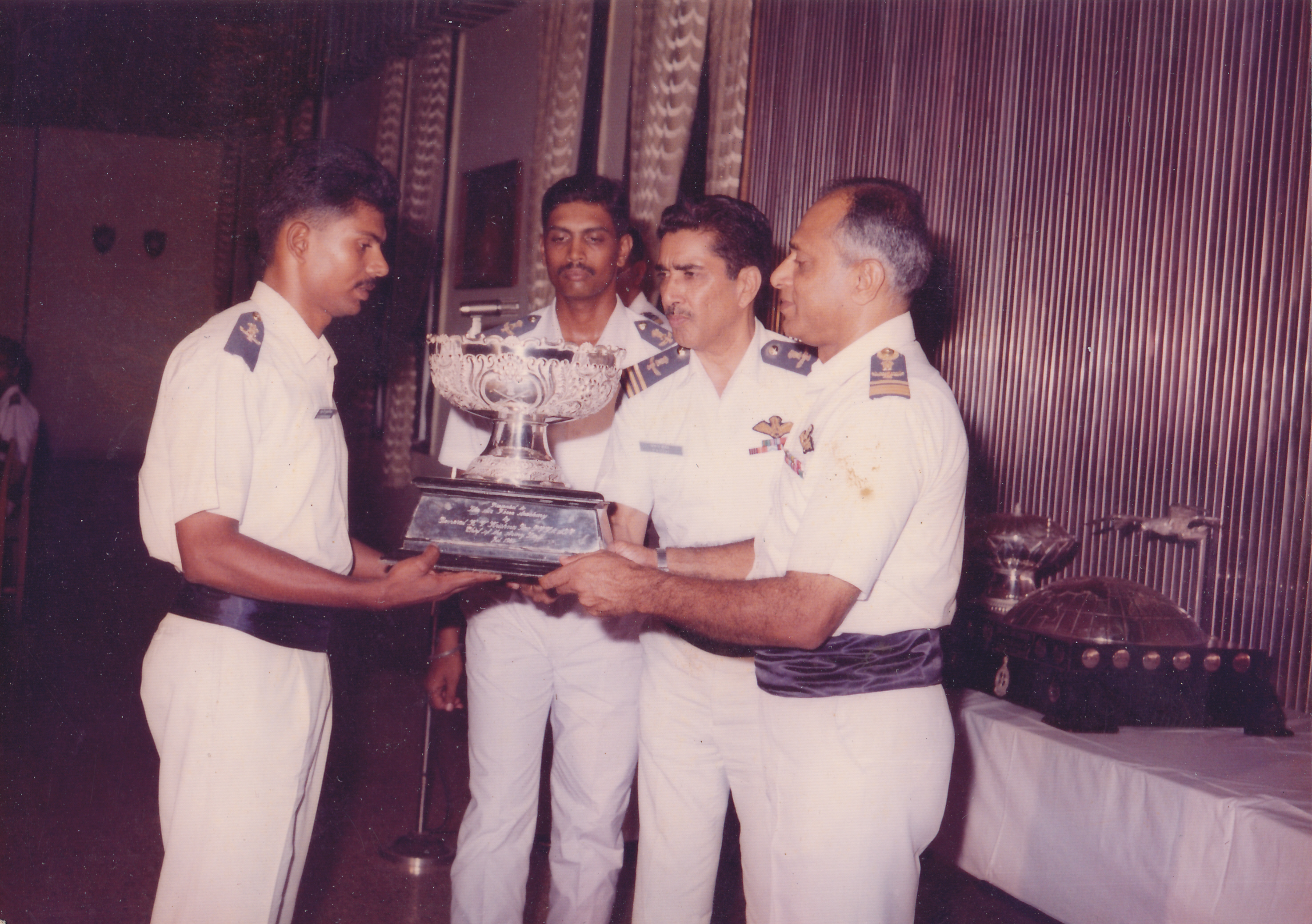 Subbu as an Officer in the IAF