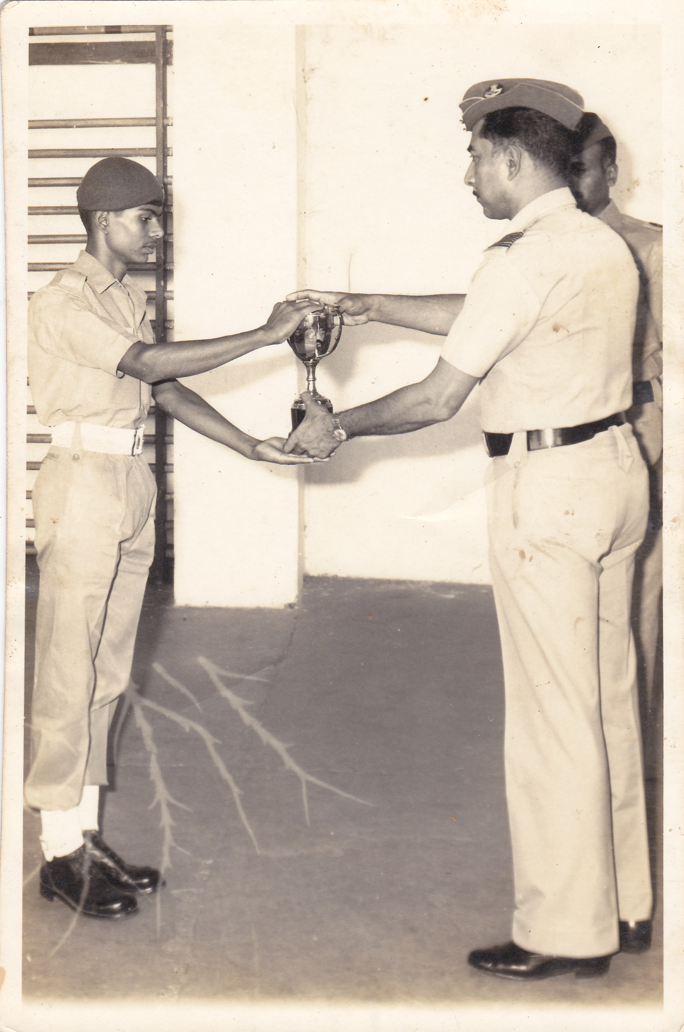 Young Subbu in the Indian Air Force